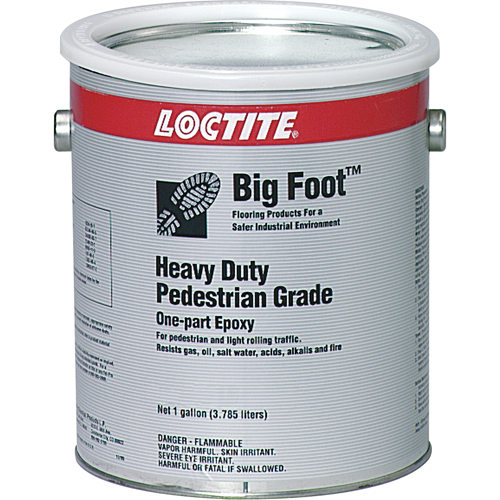Rev&ecirc;tement antid&eacute;rapant robuste pour plancher Big Foot de calibre pi&eacute;ton, 1 gal., &eacute;poxy, Noir Trail Hammer and Bolt