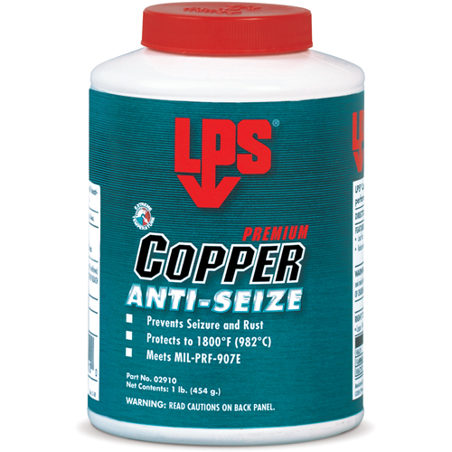 Copper Anti-Seize, 1/2 lbs., Bottle, 1800°F (982°C) Max Temp. Trail Hammer and Bolt