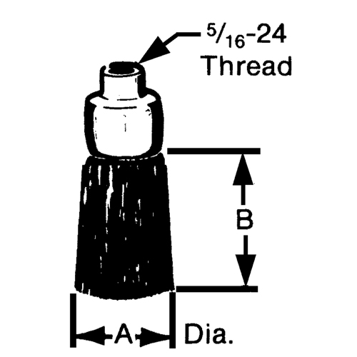 Flat, Round or Roto Brushes Trail Hammer and Bolt