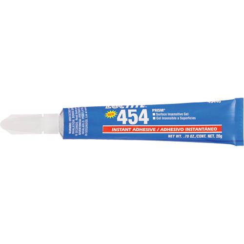 Prism 454 Instant Adhesive Gel, Clear, Tube, 20 g Trail Hammer and Bolt