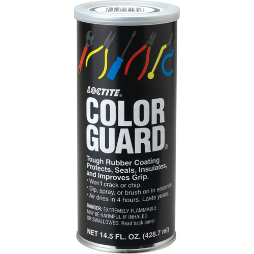 Rev&ecirc;tement de caoutchouc robuste Color Guard, Rouge, 14,5 oz liq., Canette Trail Hammer and Bolt