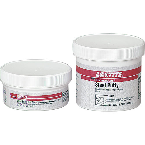 Fixmaster Steel Putty, 680 g., Kit, Grey Trail Hammer and Bolt