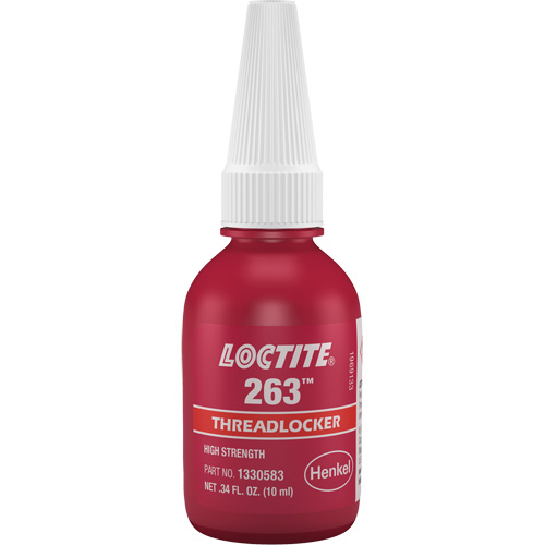 Compos&eacute; de blocage 263 s&eacute;chage rapide, Rouge, &eacute;lev&eacute;, 10 ml, Bouteille Trail Hammer and Bolt