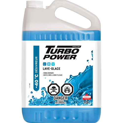 Turbo Power&reg; All-Season Windshield Washer Fluid, Jug, 3.78 L Trail Hammer and Bolt