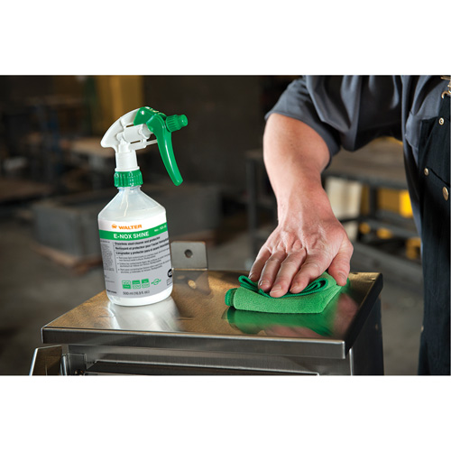 Nettoyant et protecteur de surface en acier inoxydable E-Nox Shine, 20 L, Seau Trail Hammer and Bolt