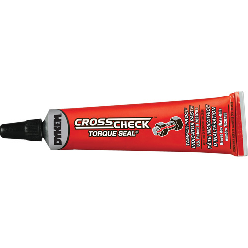 P&acirc;te indicatrice inviolable Cross-Check Torque Seal, 1 oz, Tube, Rouge Trail Hammer and Bolt