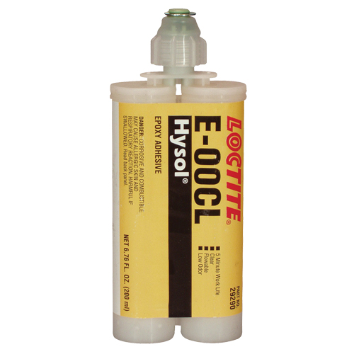 Adh&eacute;sif structurel E-00CL, 200 ml, Cartouche double, Deux composants, Transparent Trail Hammer and Bolt