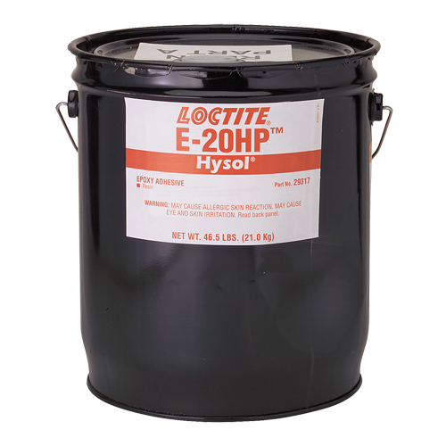 Adh&eacute;sifs structuraux &agrave; s&eacute;chage rapide E-20P, 5 gal., Seau, Deux composants, Blanc Trail Hammer and Bolt