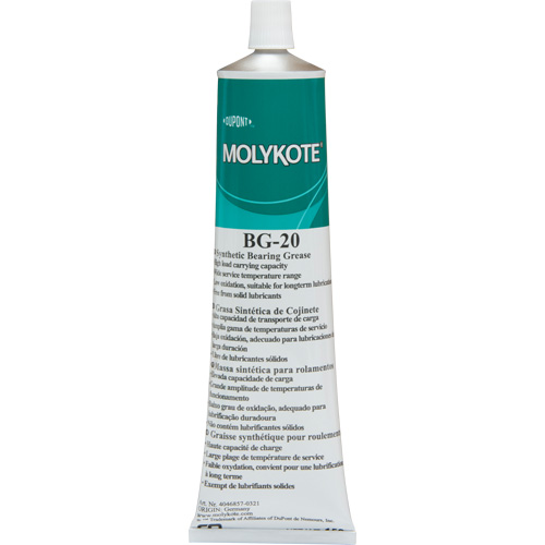 Graisse de roulement haute performance Molykote BG 20, 150 g, Bouteille Trail Hammer and Bolt