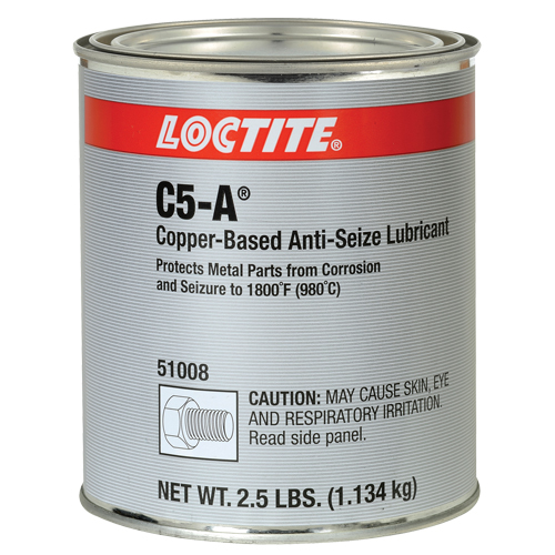 Lubrifiant antiblocage au cuivre Loctite 8008 C5-A, 2,5 lb, Canette, 1800°F (982°C) Temp&eacute;rature max. Trail Hammer and Bolt