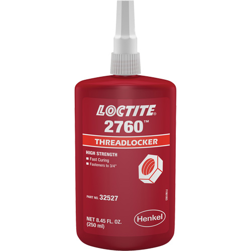 Compos&eacute; de blocage 2760, Rouge, &eacute;lev&eacute;, 250 ml, Bouteille Trail Hammer and Bolt