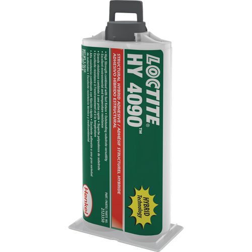 Adh&eacute;sif hybride pour r&eacute;parations structurales HY 4090, Deux composants, Cartouche double, 50 g, Blanc cass&eacute; Trail Hammer and Bolt