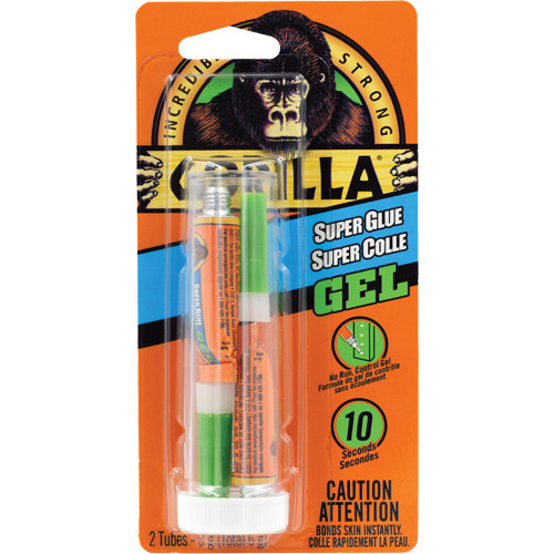 Colle cyanoacrylate en gel, 2 x 3 g, Tube, Transparent Trail Hammer and Bolt