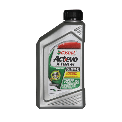 ACTEVO&reg; 4T 10W40 Motorcycle Oil, 946 ml, Bottle Trail Hammer and Bolt