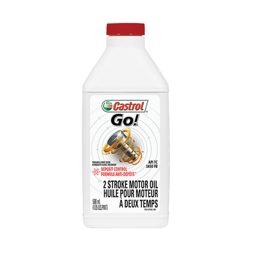 Huile pour moteur de moto Go!, 500 ml, Bouteille Trail Hammer and Bolt