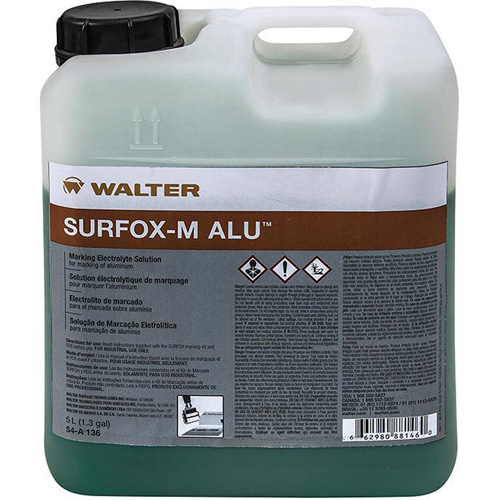 Surfox-M Alum Marking Electrolyte Solution Trail Hammer and Bolt