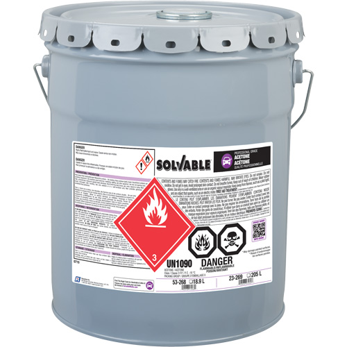 Liquid Acetone, 18.9 L Trail Hammer and Bolt