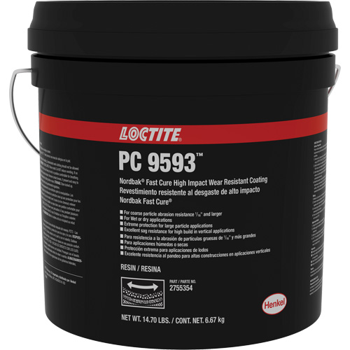 Rev&ecirc;tement de protection contre lusure 9593 Nordbak, Bleu, 10 kg, Seau Trail Hammer and Bolt