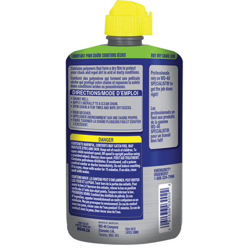 Bike Dry Chain Lubricant, Bottle Trail Hammer and Bolt