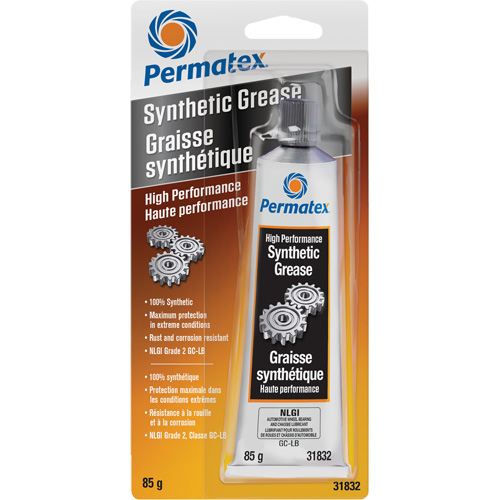 Permatex&reg; Multi-Purpose Synthetic Grease, 85 g, Tube Trail Hammer and Bolt