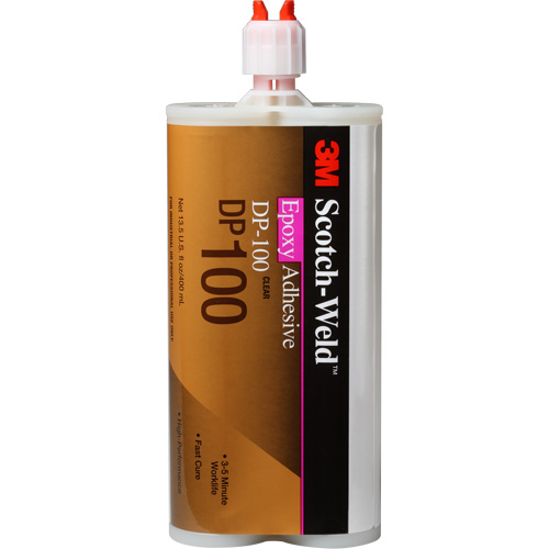 Scotch-Weld Adhesive, 400 ml, Cartridge, Two-Part, Clear Trail Hammer and Bolt