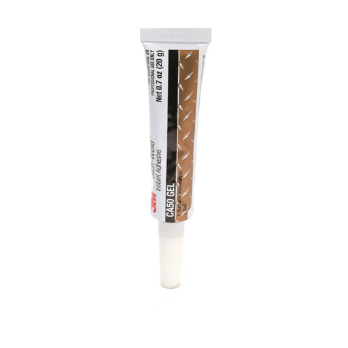 Scotch-Weld Instant Adhesive CA50 Gel, Clear, Tube, 20 g Trail Hammer and Bolt