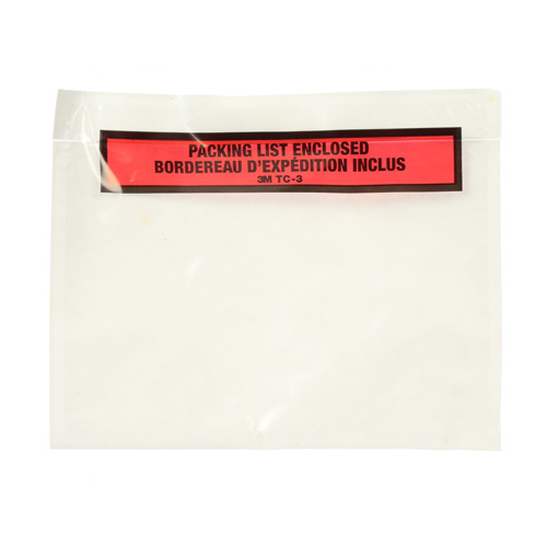 Pochette pour bordereau d'exp&eacute;dition, 7" lo x 5" la, Style Insertion par extr&eacute;mit&eacute; Trail Hammer and Bolt