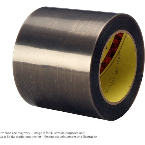 PTFE Film Tape, PTFE, 50.8 mm (2") W x 33 m (108') L, 6.5 mils Thick Trail Hammer and Bolt