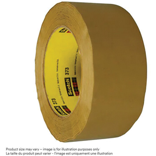 Ruban pour sceller les boîtes Scotch 373, Adh&eacute;sif Thermofusible, 2,5 mils, 48 mm (2") x 100 m (328') Trail Hammer and Bolt