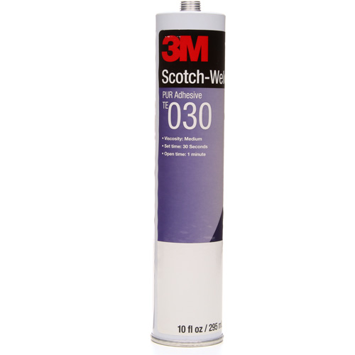 Scotch-Weld PUR Adhesive, 10 oz., Cartridge, Clear Trail Hammer and Bolt
