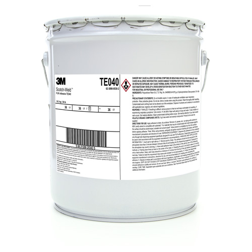 Adh&eacute;sif PUR Scotch-Weld, 5 gal., Seau, Transparent Trail Hammer and Bolt