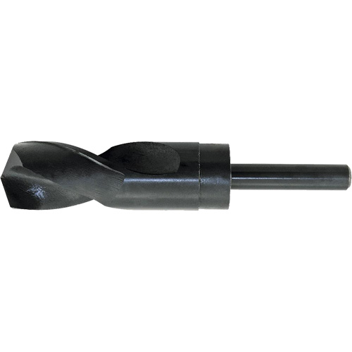 Foret de type Prentice en acier fini oxyde noir Jet-Kut, 1-1/16", Acier rapide, Pointe de 135° Trail Hammer and Bolt