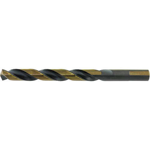 Foret de type Prentice M2 de premi&egrave;re qualit&eacute; noir et dor&eacute; Jet-Kut, 9/16", Acier rapide, Pointe de 135° Trail Hammer and Bolt