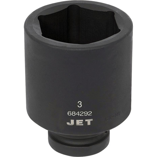 Socket, Impact, 3", 1" Drive, 6 Points, Deep Trail Hammer and Bolt