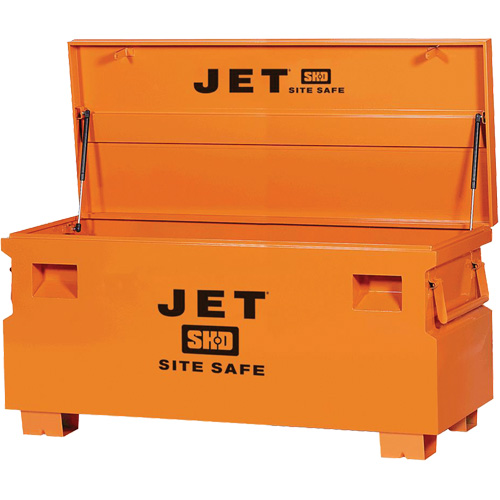 JSB-6024 SHD Series Jobsite Toolbox, 60" x 24-1/5" x 28-3/5", Steel, Orange Trail Hammer and Bolt