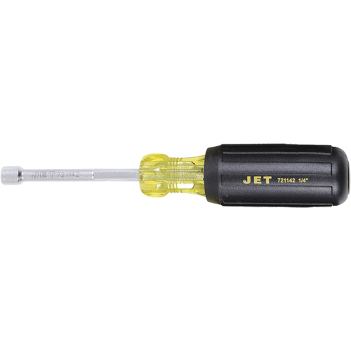 JKND-14 Nut Driver, 1/4" Drive, 3" L, Non Magnetic Trail Hammer and Bolt