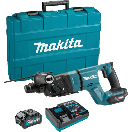 XGT Rotary Hammer with Brushless Motor, 40 V, 1-1/8", 2 ft-lbs, 0-980 RPM Trail Hammer and Bolt