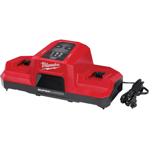 M18 Dual Bay Simultaneous Super Charger, 18 V, Lithium-Ion Trail Hammer and Bolt