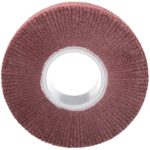 Scotch-Brite Finishing Flap Brush, Aluminum Oxide, Fine Grit, 8" x 2" x 3" Trail Hammer and Bolt