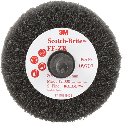 Scotch-Brite Cut & Polish Flap Brush, Aluminum Oxide, Fine Grit, 2" x 1" x 1/4" Trail Hammer and Bolt