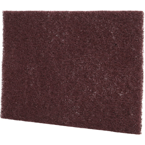 Scotch-Brite Production Hand Pads, Aluminum Oxide, 6" x 9", Very Fine Grit Trail Hammer and Bolt