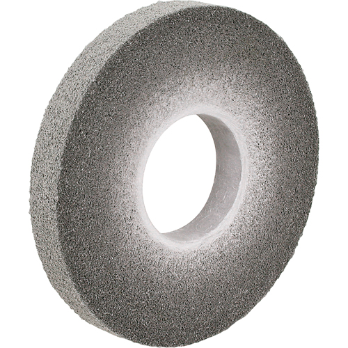 Meule d'&eacute;barbage EXL Scotch-Brite, 8" x 2", Arbre de 3" Trail Hammer and Bolt