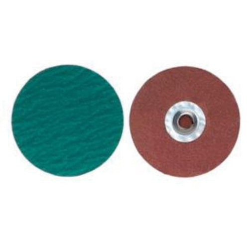Quick-Change Cloth Disc, 4" Dia., 120 Grit, Zirconium Trail Hammer and Bolt