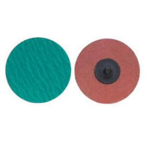 Quick-Change Cloth Disc, 1" Dia., 60 Grit, Zirconium Trail Hammer and Bolt