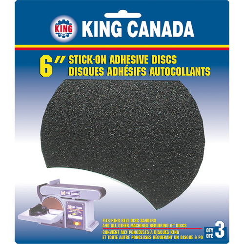 Disque de ponçage pour le bois, 6" dia., Grain 60 Trail Hammer and Bolt