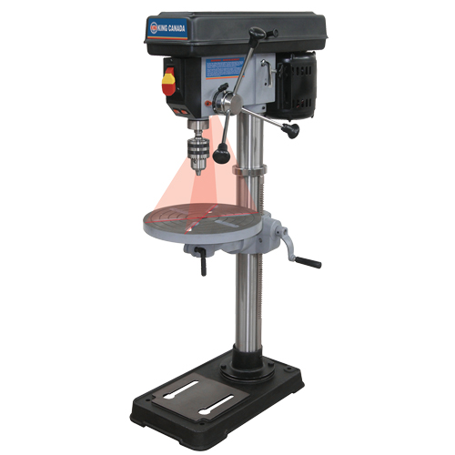 Drill Presses With Laser, 13", 5/8" Chuck, 3670 RPM Trail Hammer and Bolt