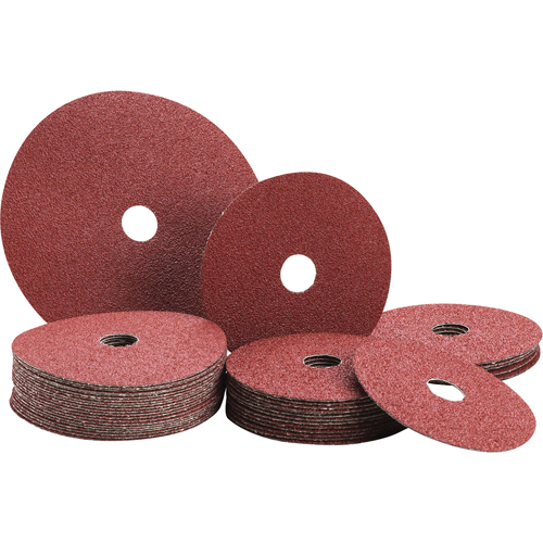 Fibre Discs, Ceramic, 50, 7" Dia x 7/8" Arbor Trail Hammer and Bolt