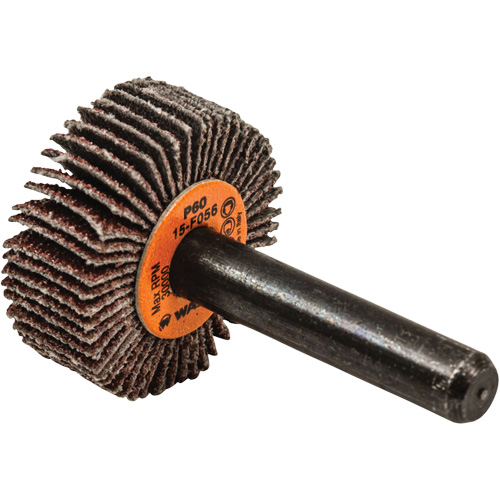 Flap Wheels - Coolcut Flap Wheels, Aluminum Oxide, 60 Grit, 1" x 3/8" x 1/4" Trail Hammer and Bolt