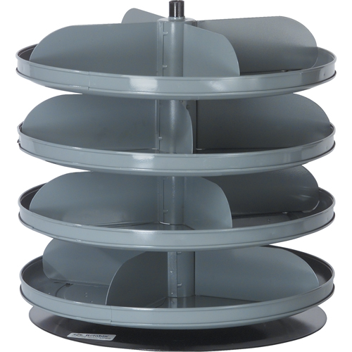 Modules de stockage Rotabin, 60 lb Capacit&eacute; par niveau, 10 Niveau(x), 42-1/8" ha x 17" dia Trail Hammer and Bolt