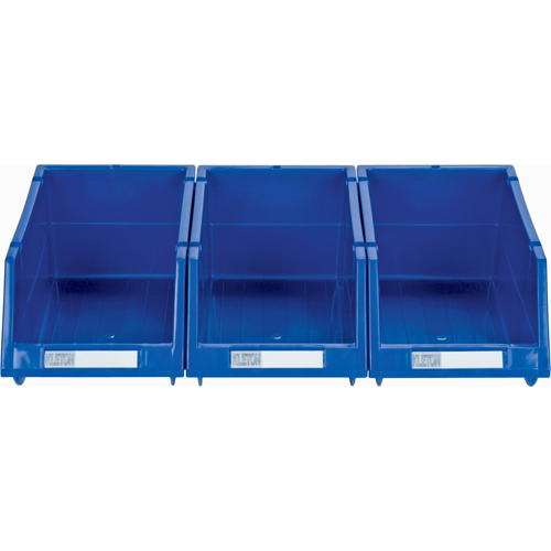 Bac empilable & &agrave; suspendre, 4-13/16" la, 3-3/16" h x 7-1/8" p, Bleu Trail Hammer and Bolt